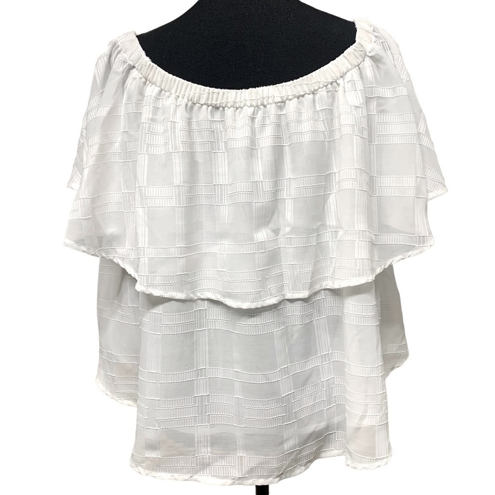 𝅺FINDERS OFF THE SHOULDER SPLIT SLEEVE CROPPED TOP